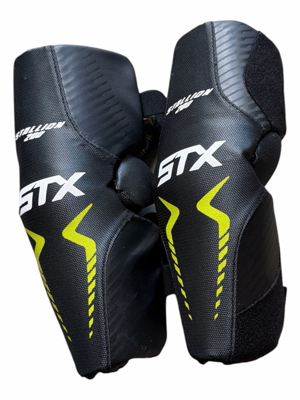 STX STALION 200 Lacrosse Arm Pads/Guards Black size Large Tall